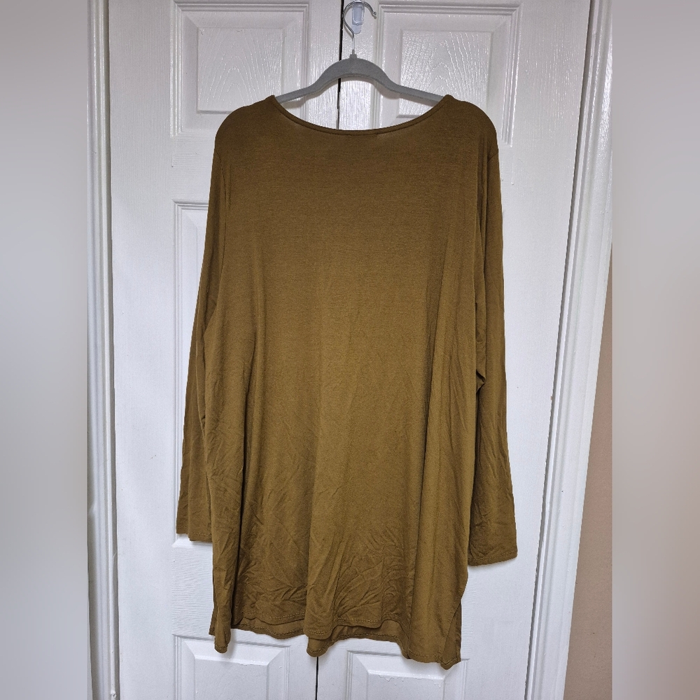 Eileen Fisher Brown Oversized Tunic - Picture 2 of 5